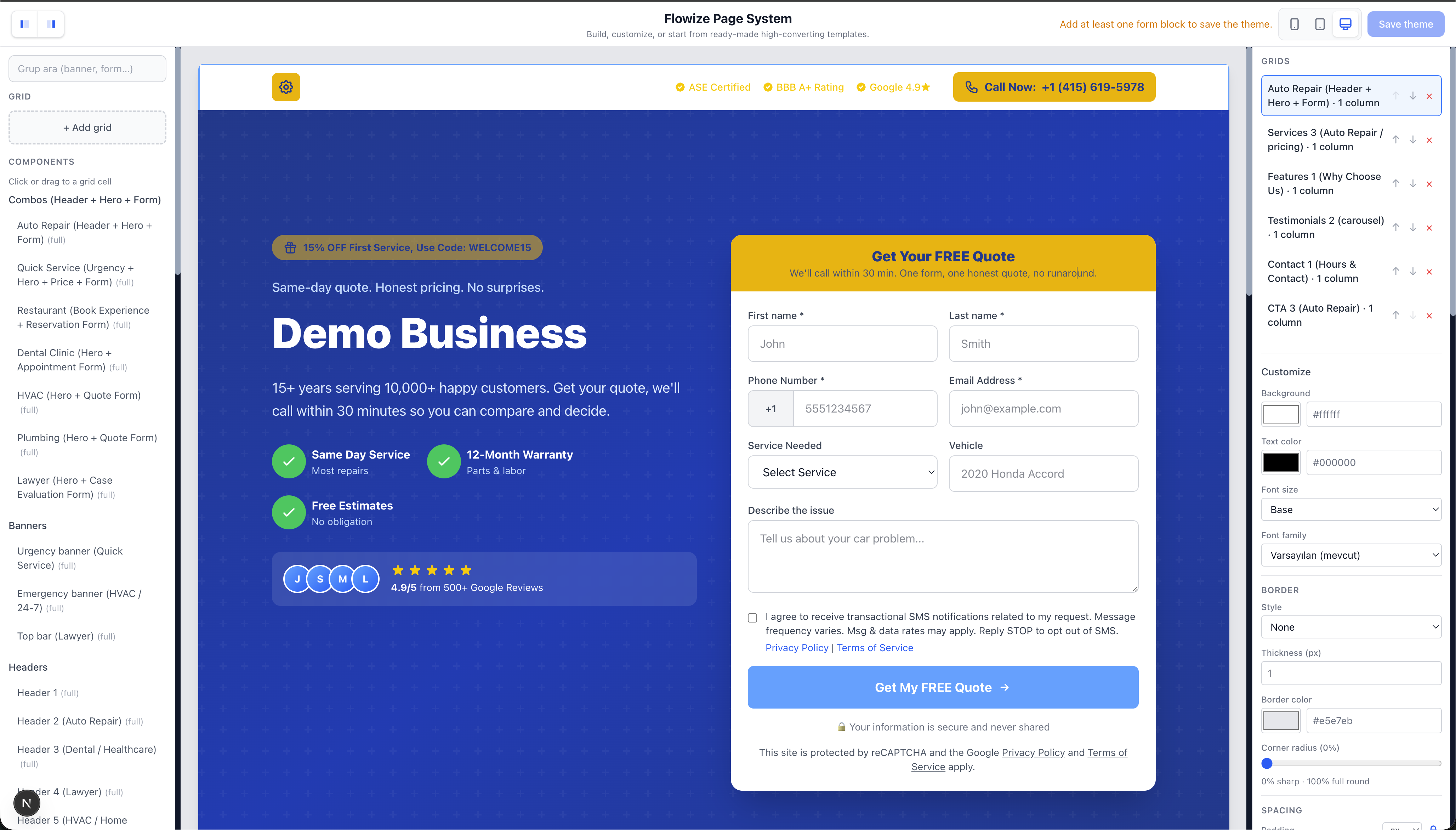 Flowize - Screenshot 2 showing product features and functionality
