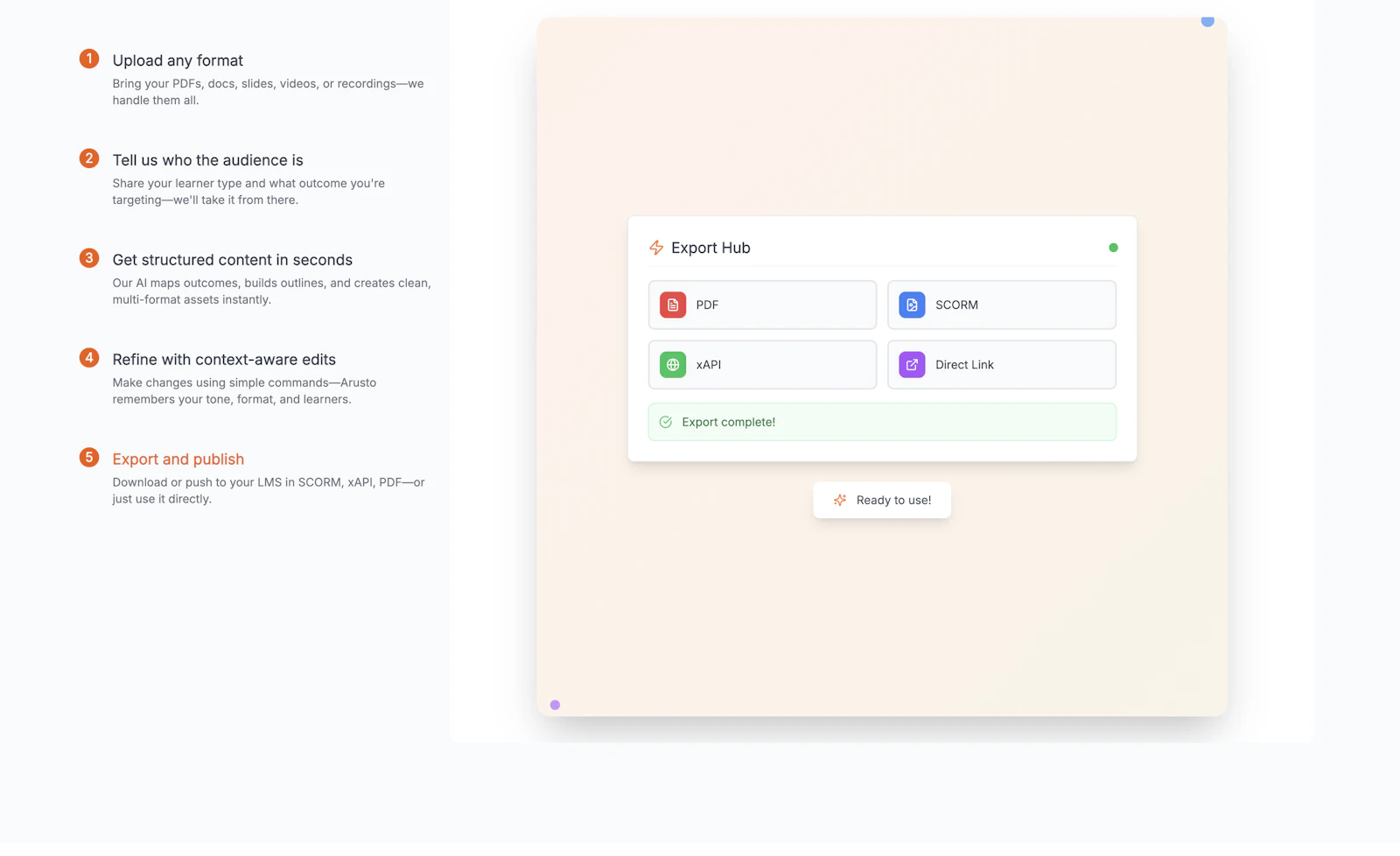 Arusto screenshot 2