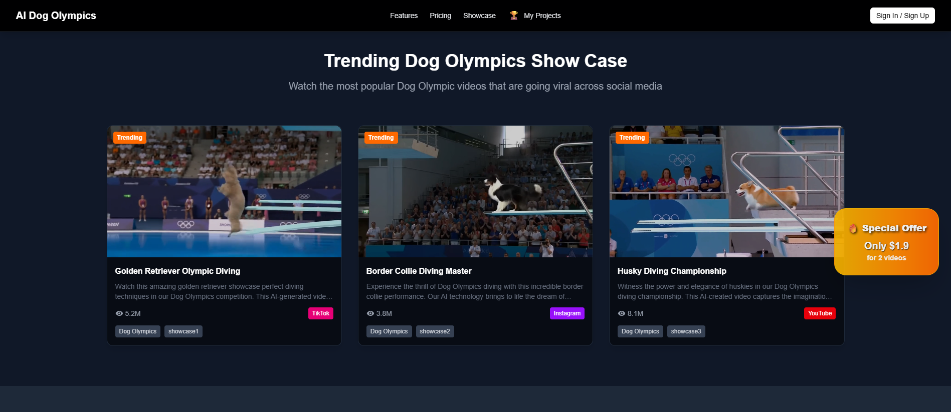 AI Dog Olympics Generator media 4