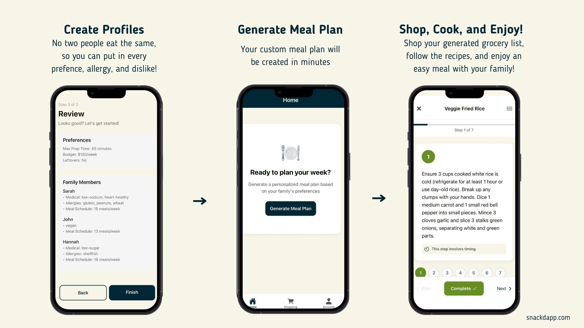 SNACK'D - Screenshot 4 showing product features and functionality