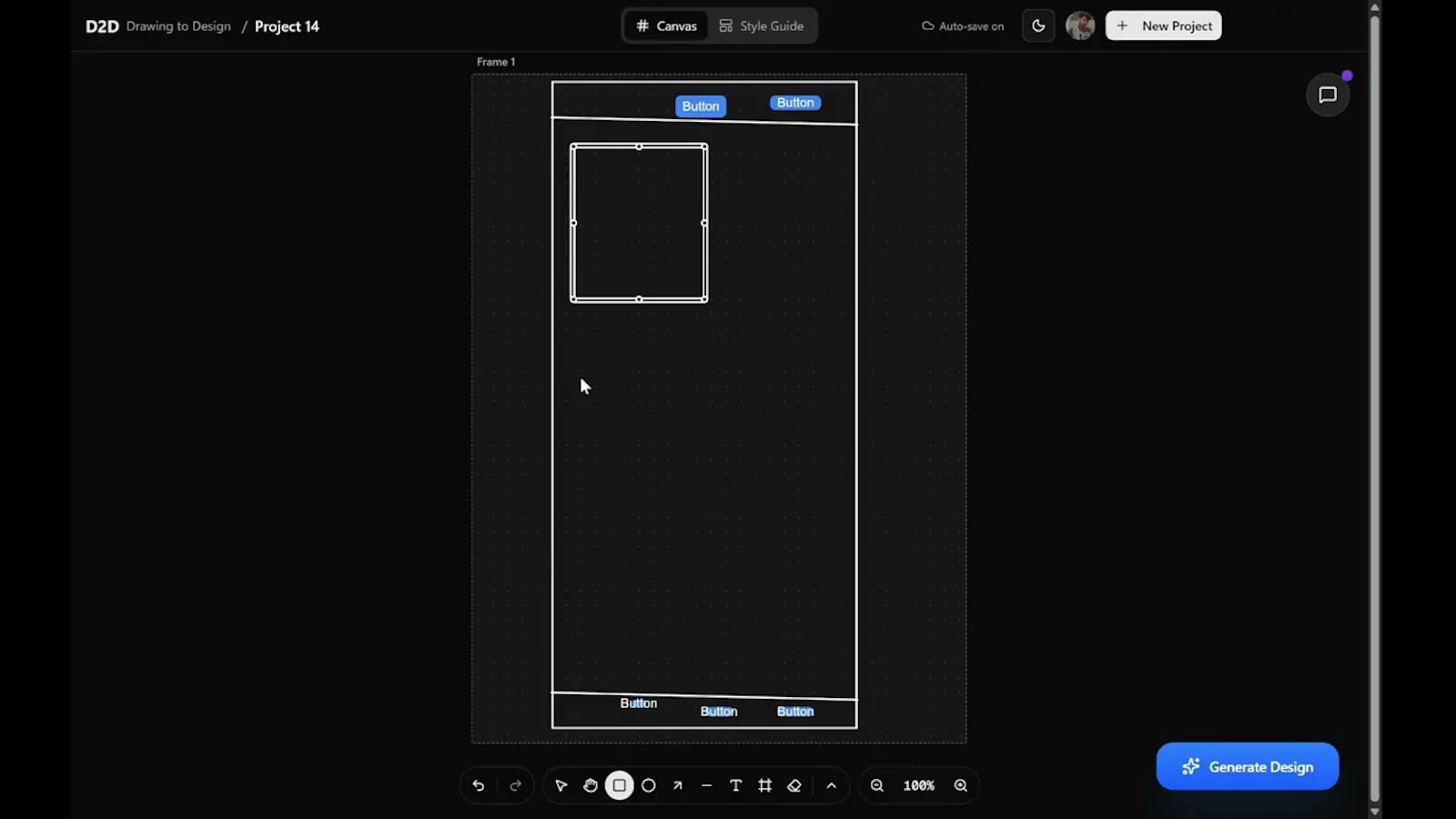 D2D — Drawing to Designs screenshot 1 (video preview)
