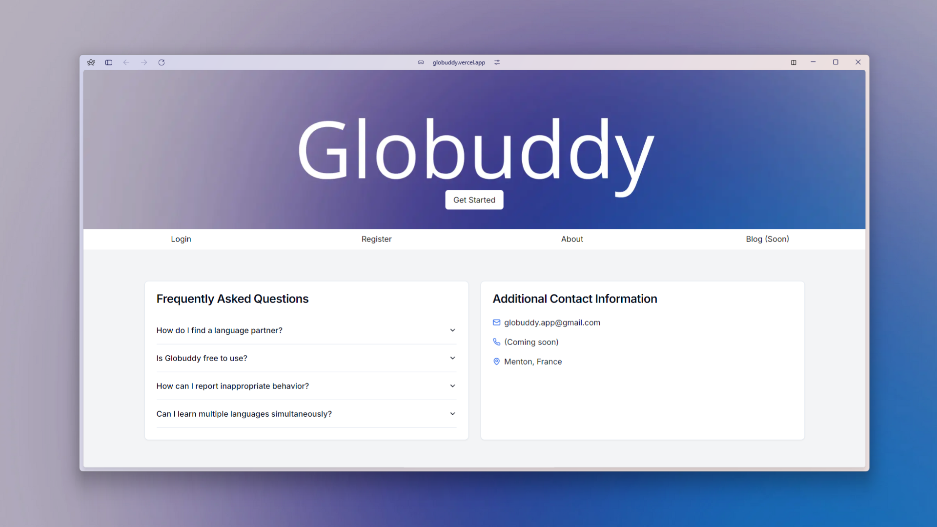 Globuddy media 1