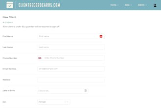 ClientRecordCards.com gallery image
