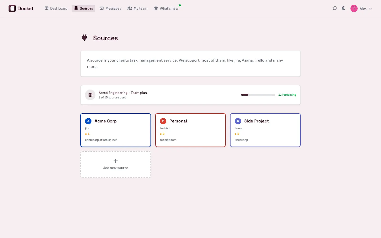 Docket screenshot 3