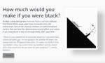 How much would you make if you were black? image