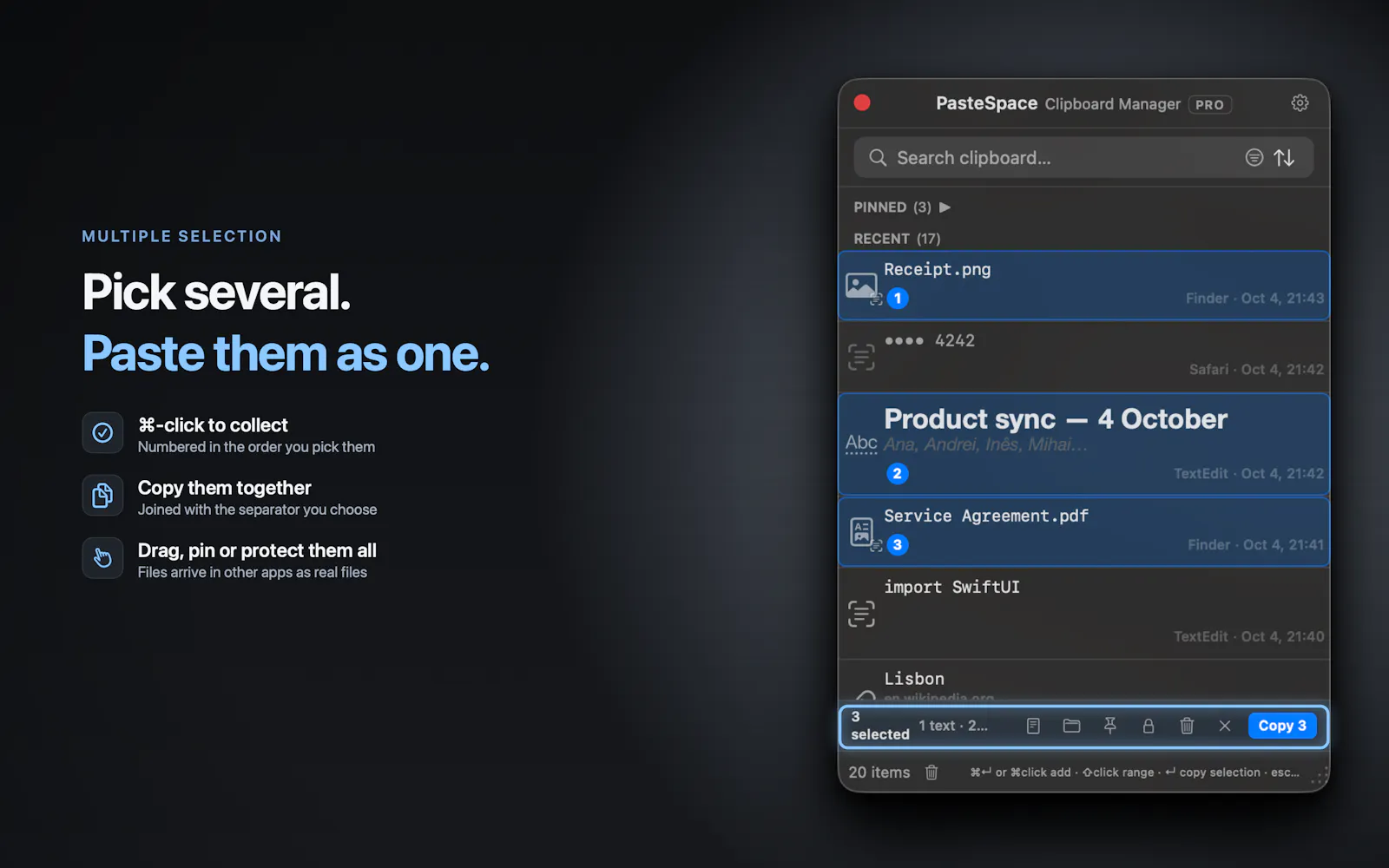 PasteSpace Clipboard Manager PRO 3.0 screenshot 5
