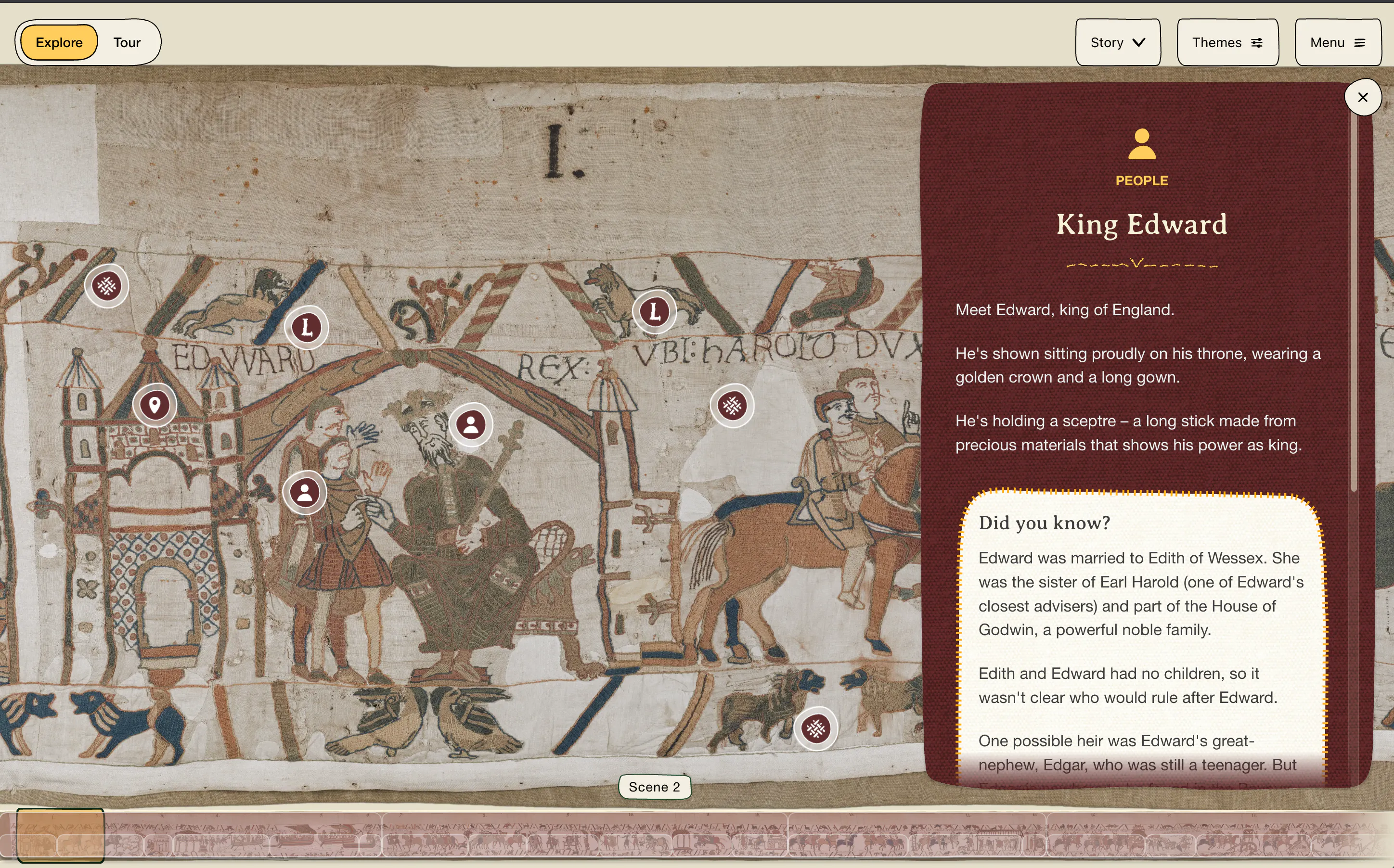 The Bayeux Tapestry online experience gallery image