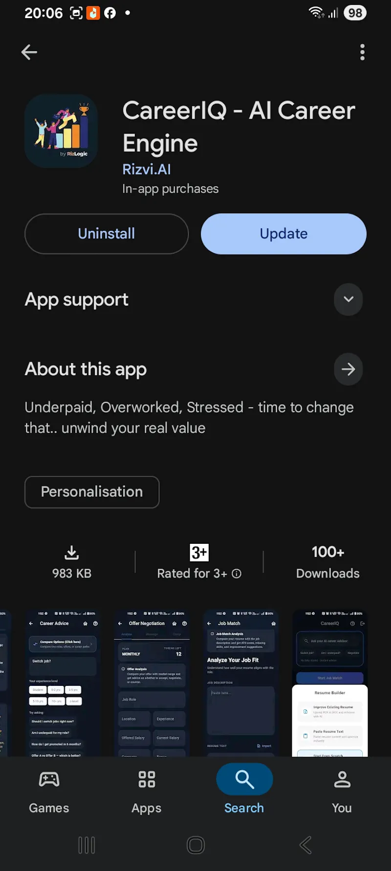 CareerIQ screenshot 2