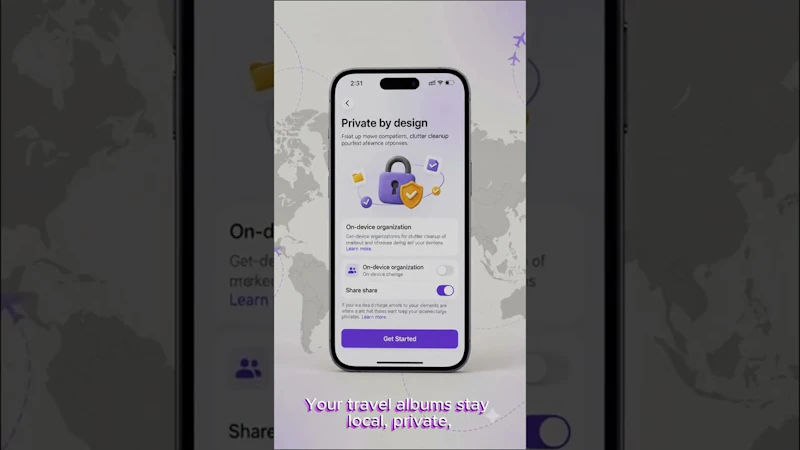 Wimemo - Travel photo map screenshot 1 (video preview)