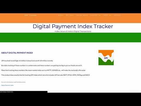 Digital Payment Index Tracker FOSS App gallery image