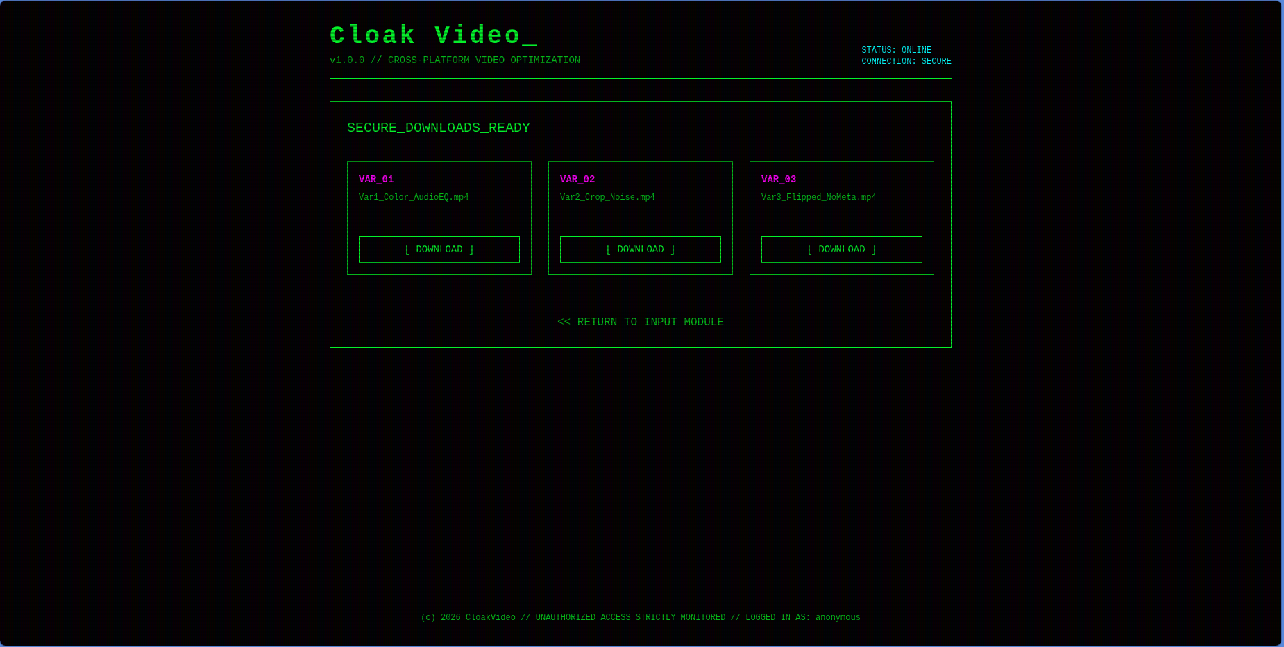 Cloak Video gallery image