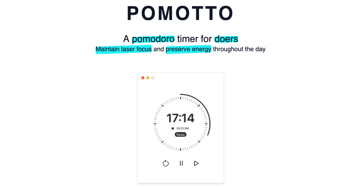 Pomotto - Vind focus, snijd afleidingen media 1