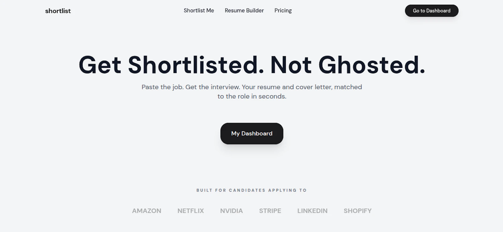 Shortlist screenshot 3