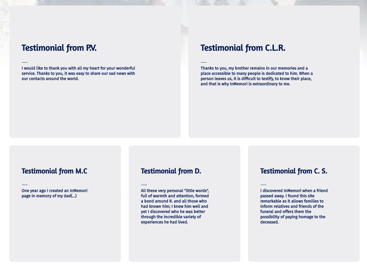 InMemori gallery image