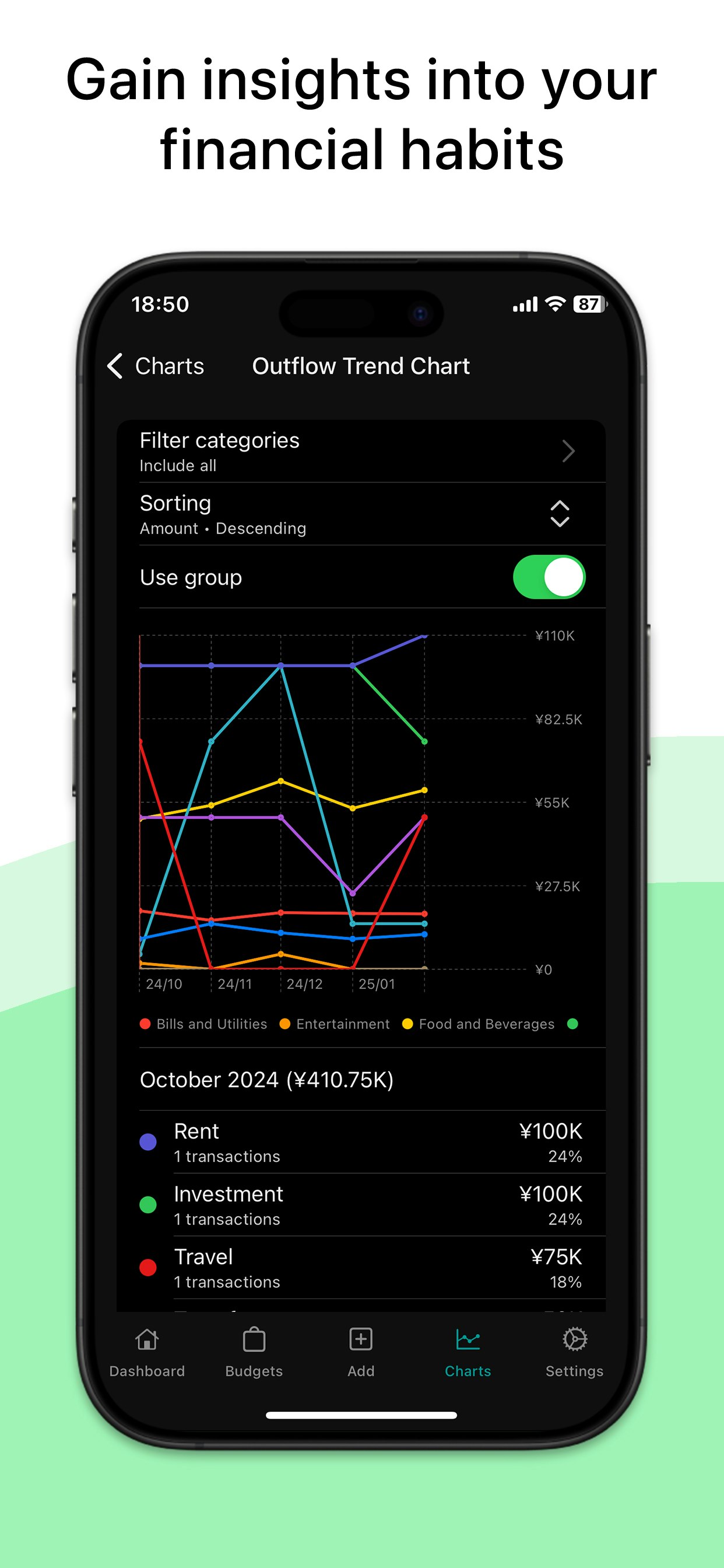 Okanemochi - Cash Flow Tracker media 4