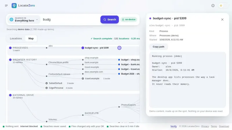LocatorZero screenshot 2 (video preview)
