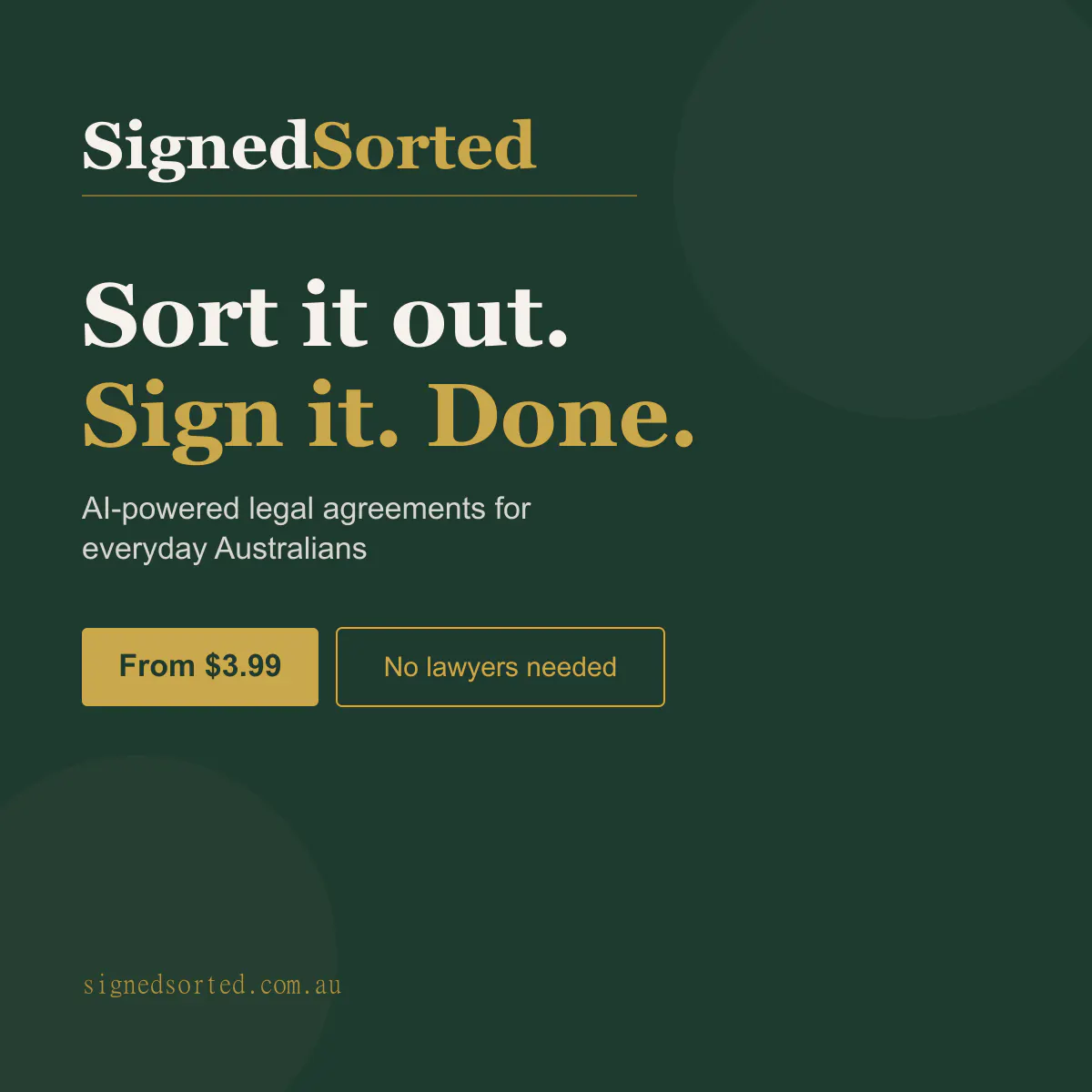 SignedSorted gallery image
