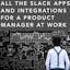 Ebook "All The Slack Apps And Integrations for A Product Manager At Work"