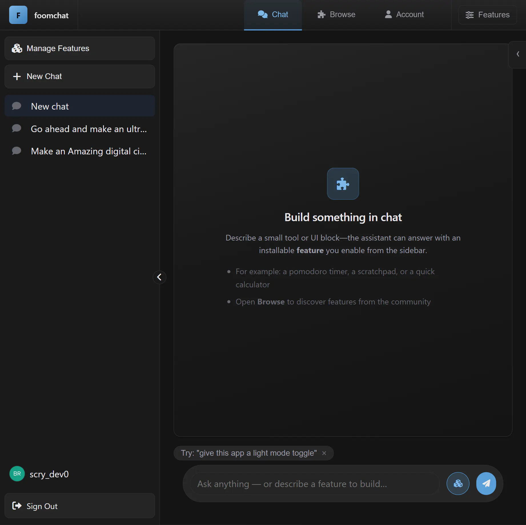 foomchat gallery image