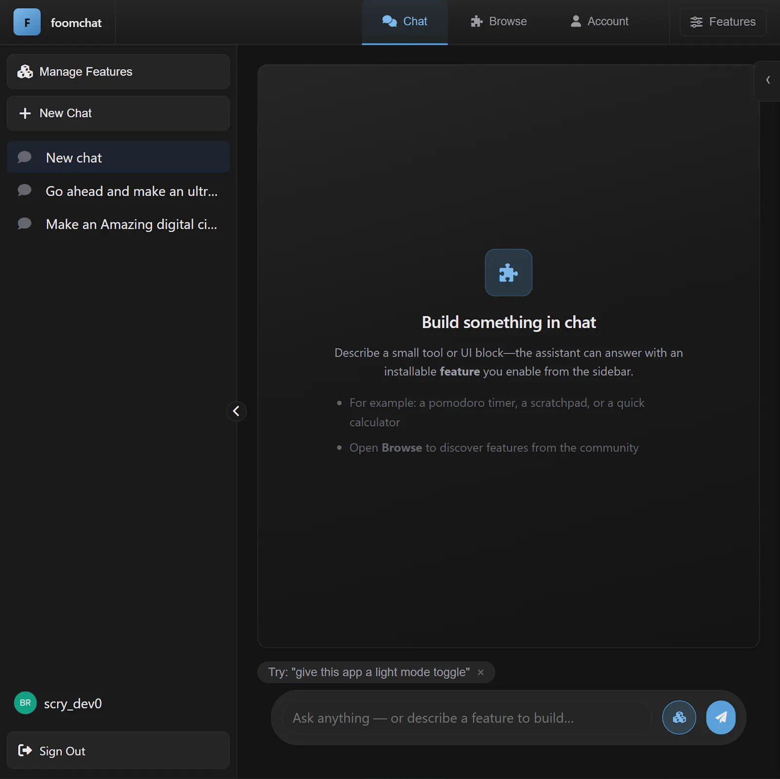 foomchat screenshot 4