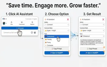 Linkedln AI Assistant gallery image