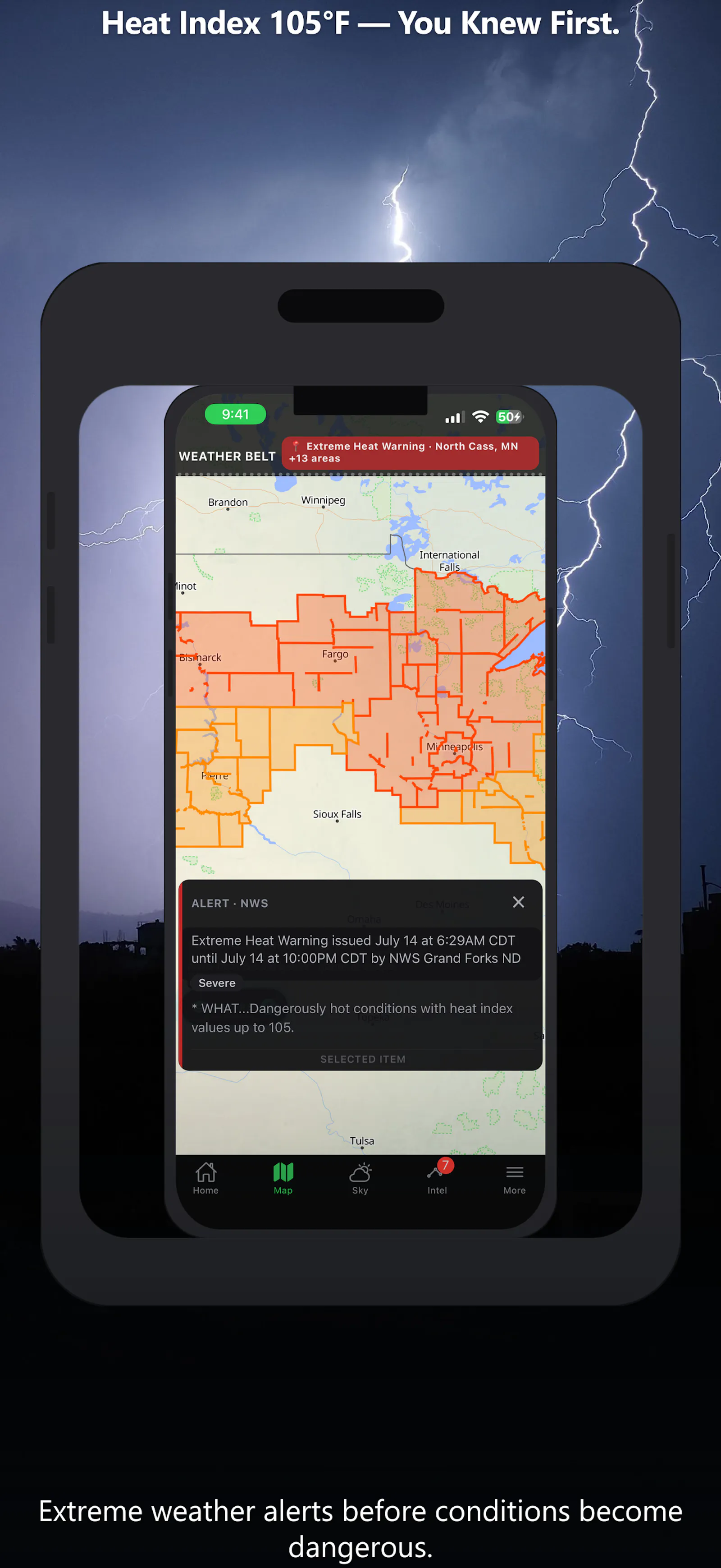 Weather Belt: Radar & Alerts screenshot 3