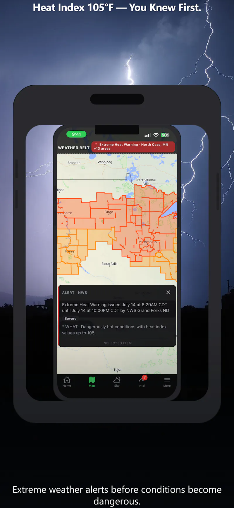 Weather Belt: Radar & Alerts screenshot 3
