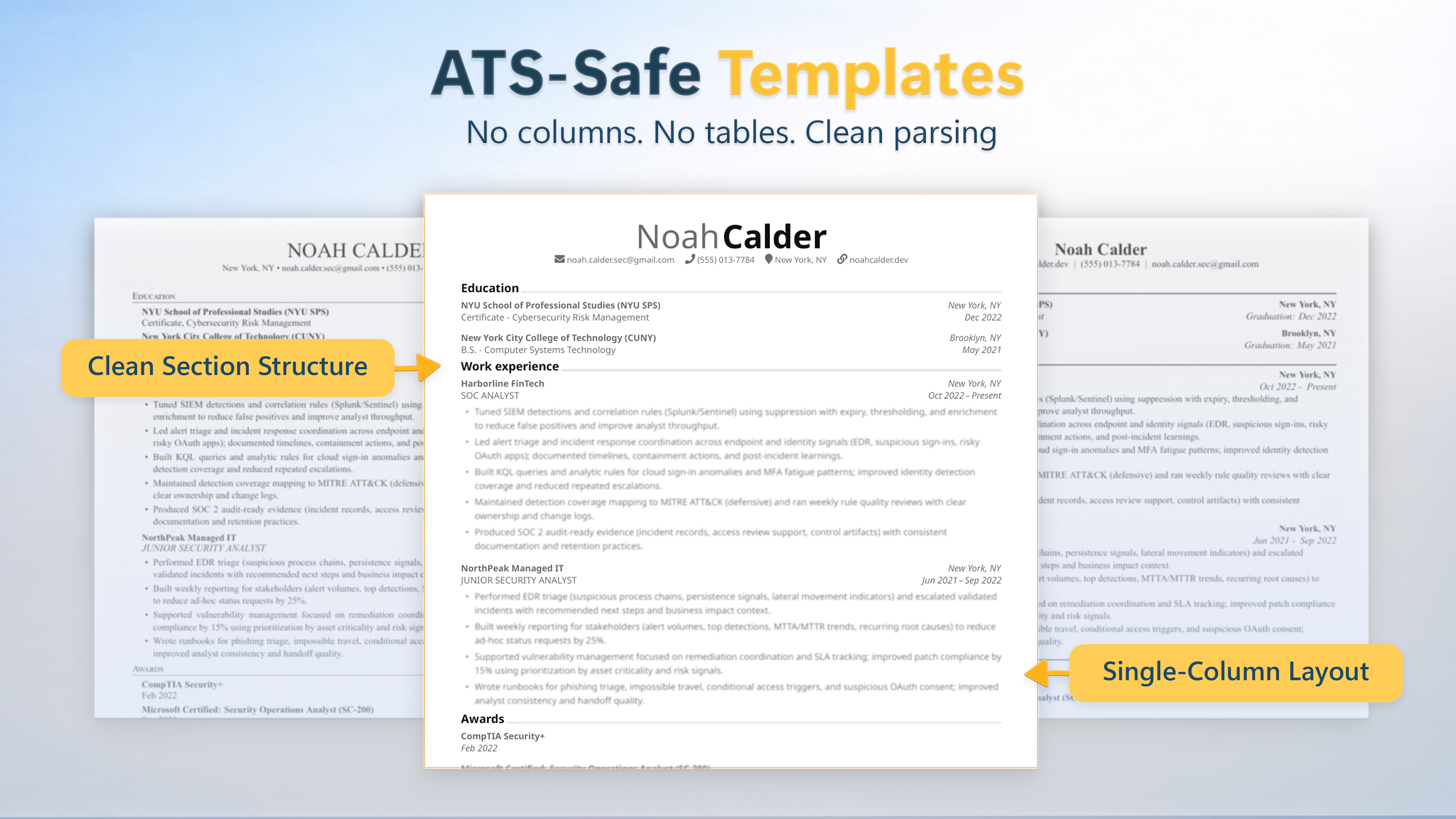 Resumy - Offline CV Builder with ATS gallery image