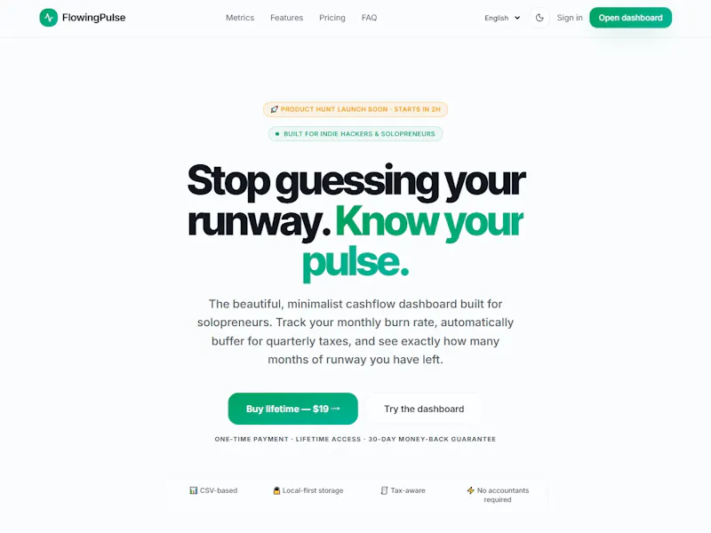FlowingPulse screenshot 1