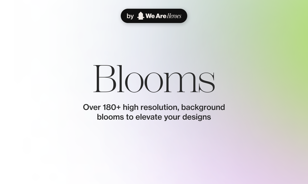 startuptile Blooms-150+ High-res Blooms for multi-toned gradient backgrounds