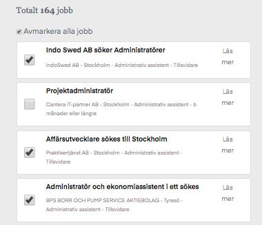 Automated job searching in Sweden gallery image