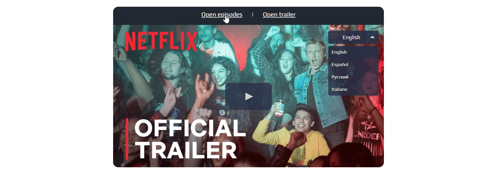 CinemaPlayer gallery image