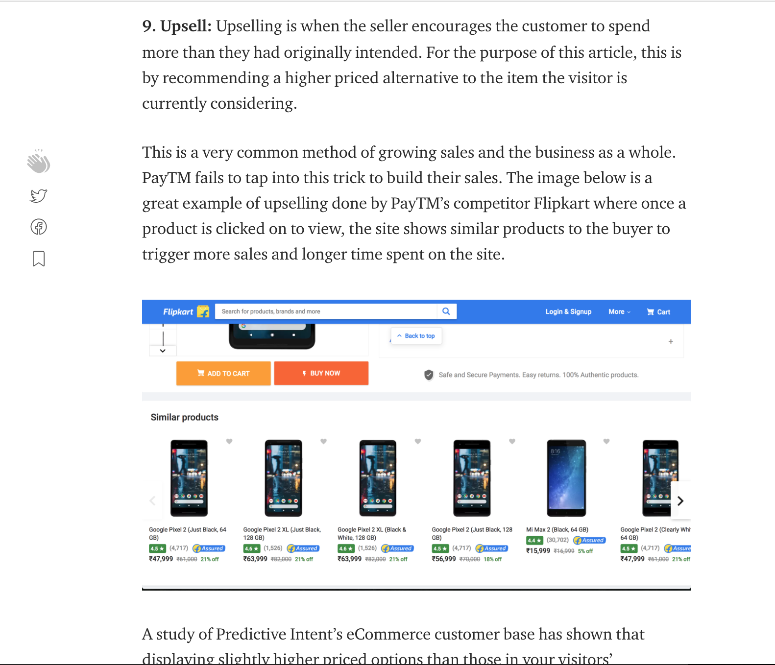 CRO on India's largest e-commerce gallery image