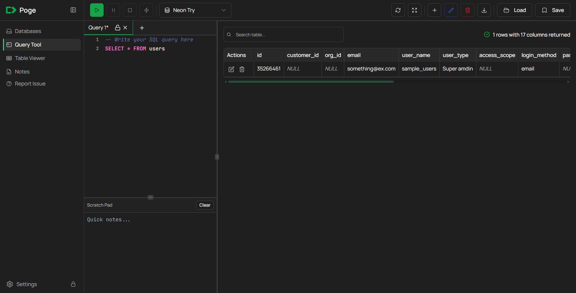 Poge - Screenshot 3 showing product features and functionality