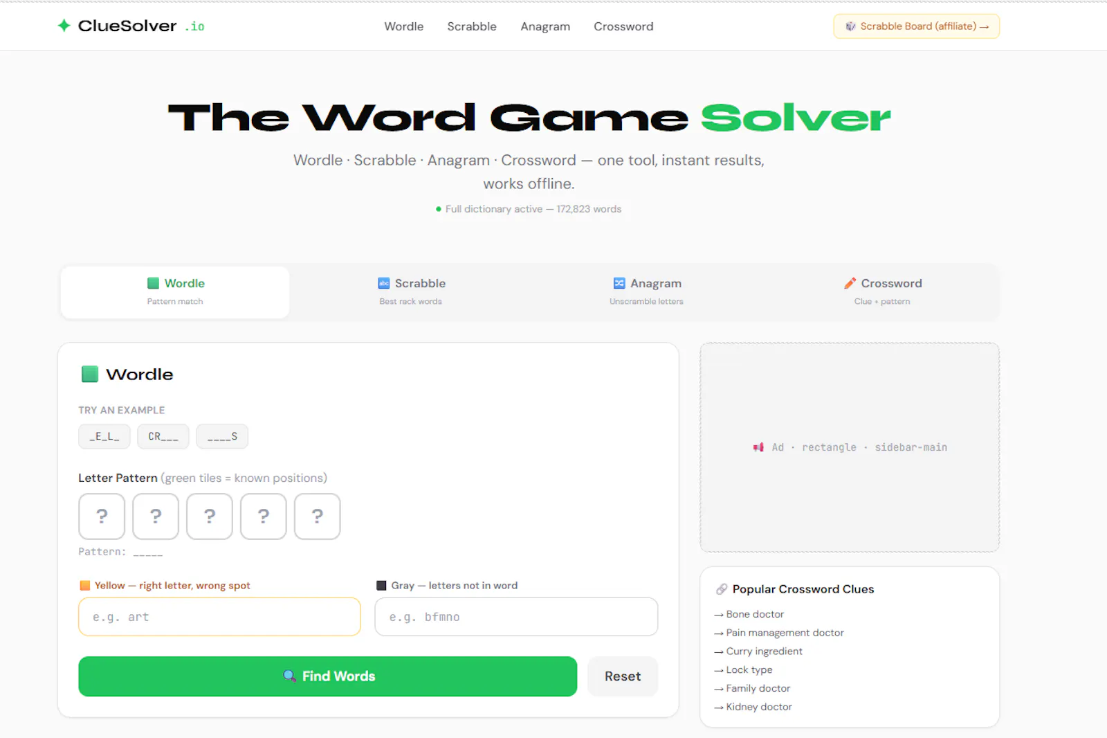 ClueSolver.io screenshot 1