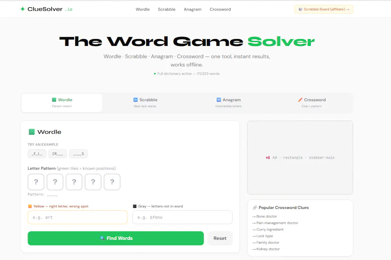 ClueSolver.io screenshot 1