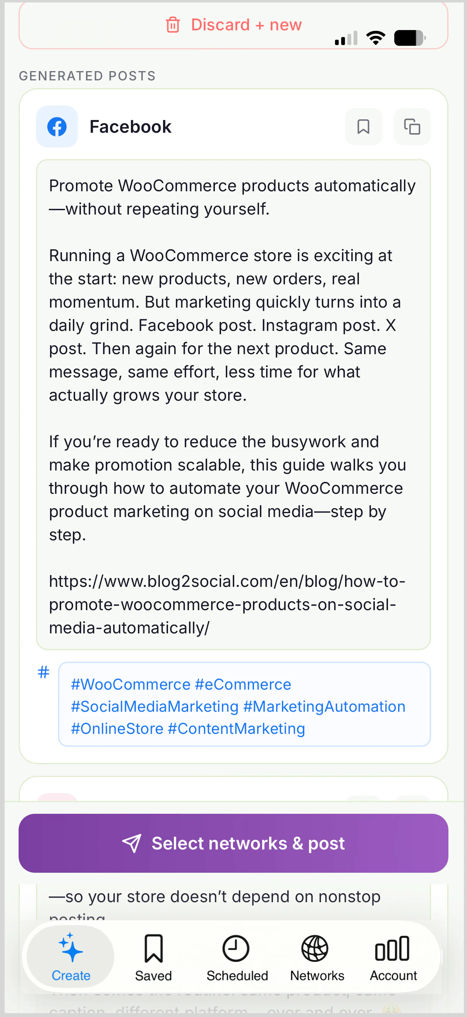 Mobile Social Media Publishing on the Go screenshot 6