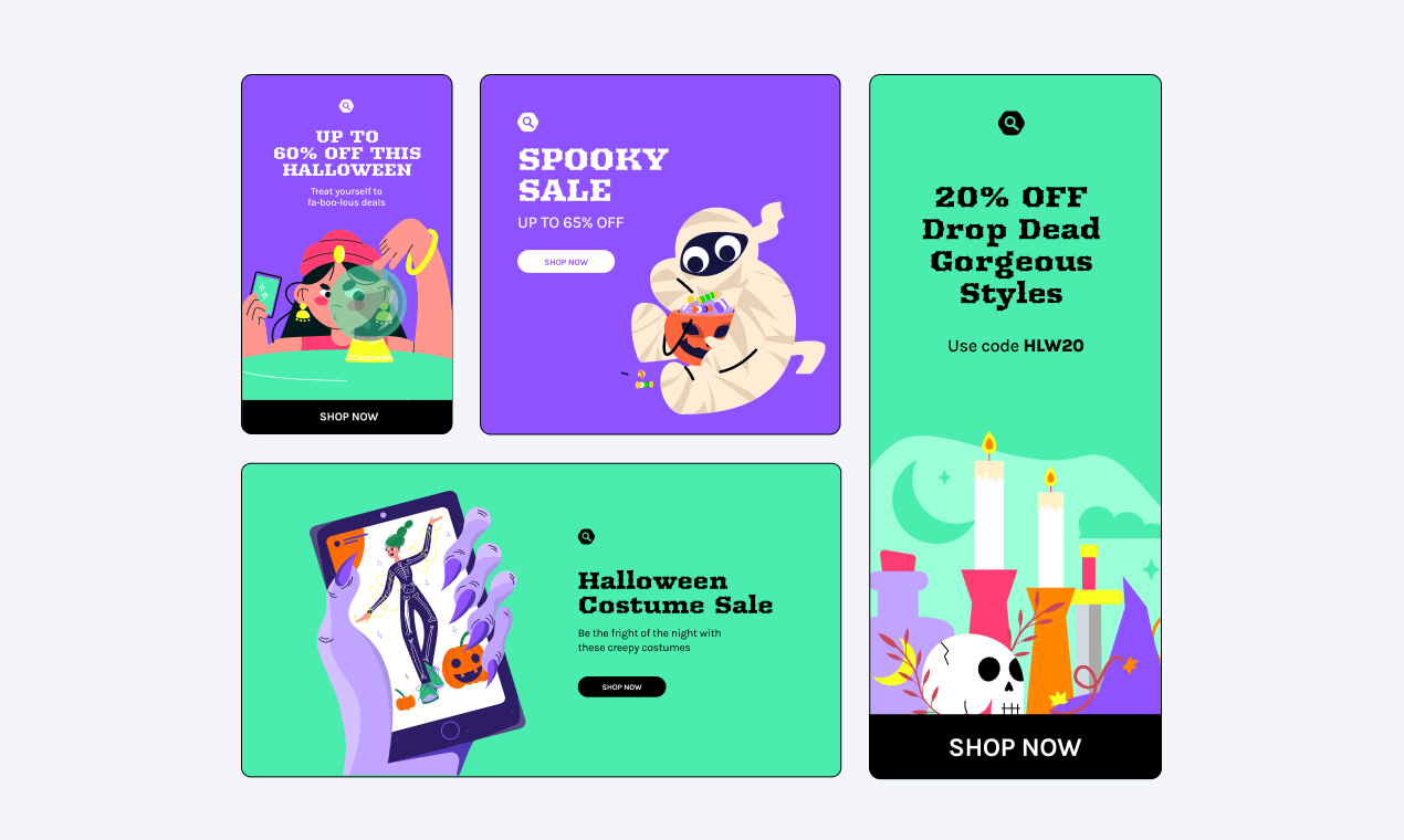 Animaciones de Halloween, activos 3D y diseño media 5