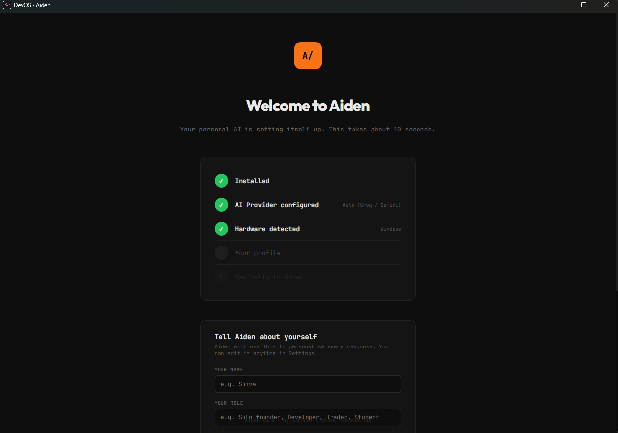 Aiden AI OS gallery image