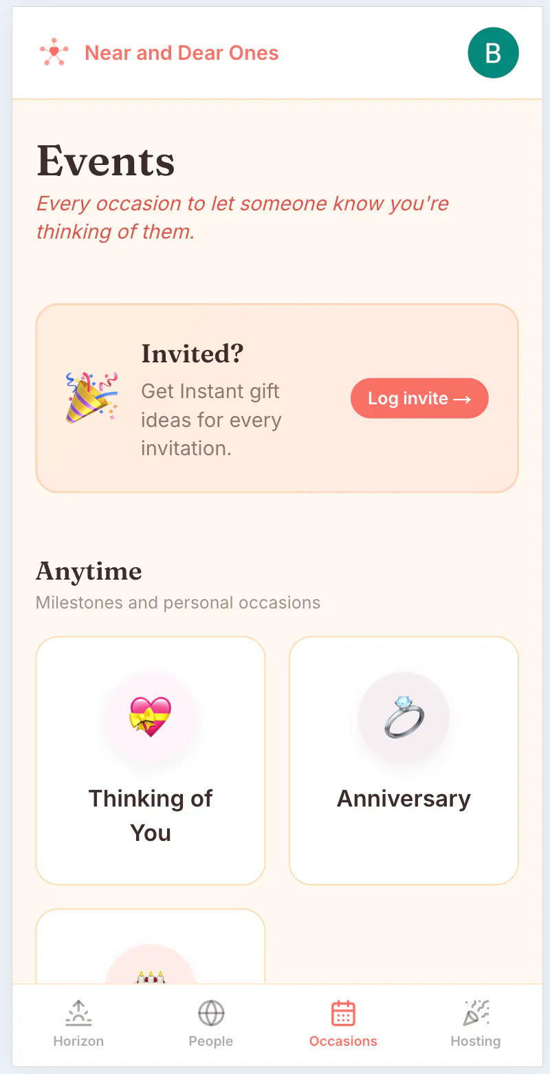 Never forget Near-Dear on special days. screenshot 3