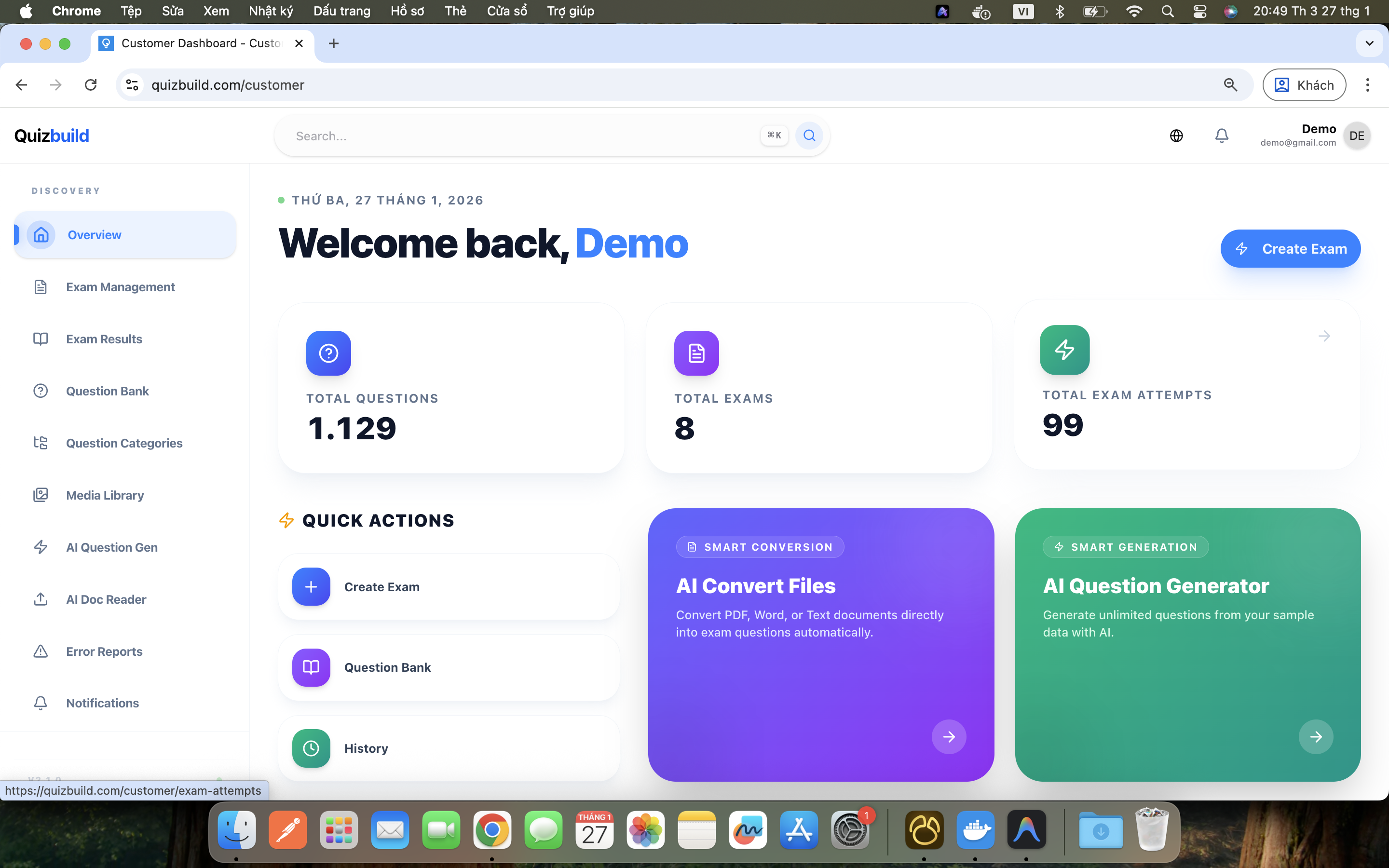 Quizbuild - Screenshot 5 showing product features and functionality