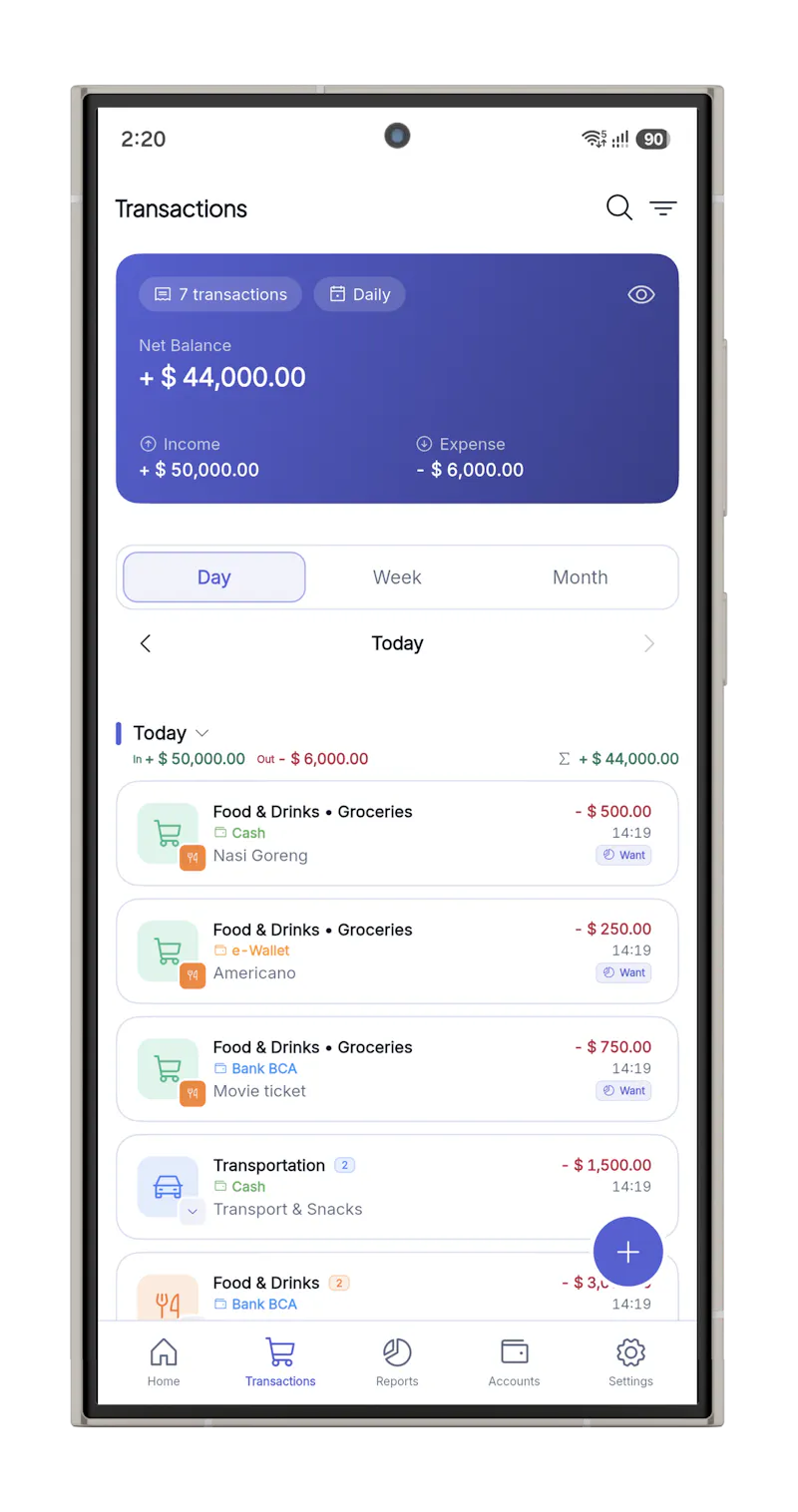 Poka: Private Expense Tracker screenshot 2