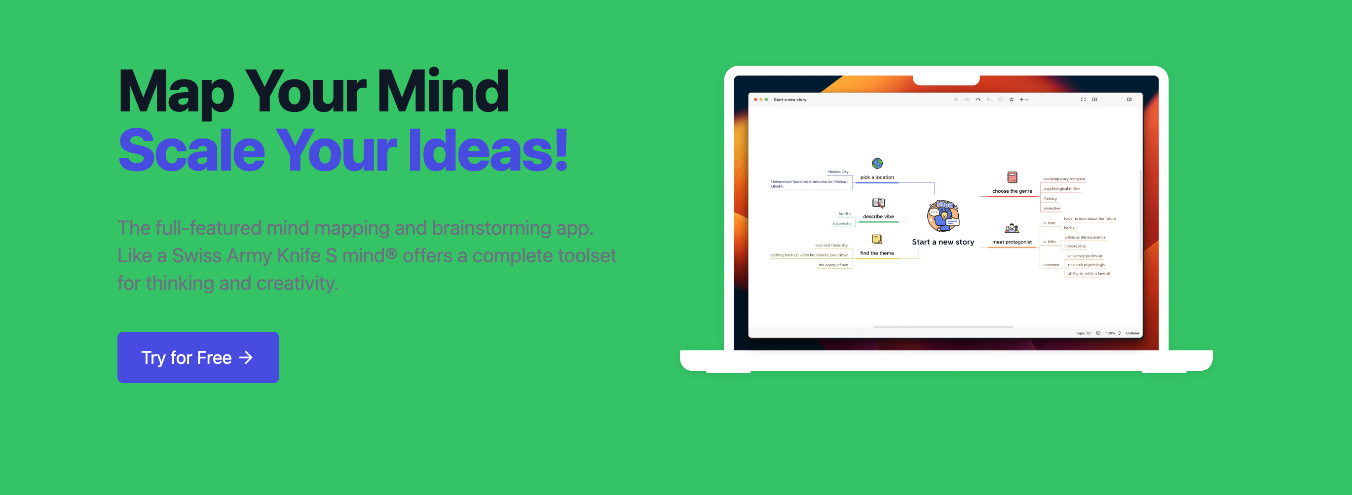 Gusto - Smind es una herramienta intuitiva y poderosa de mapeo mental. media 1