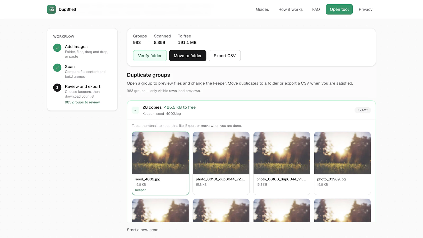 DupShelf screenshot 3