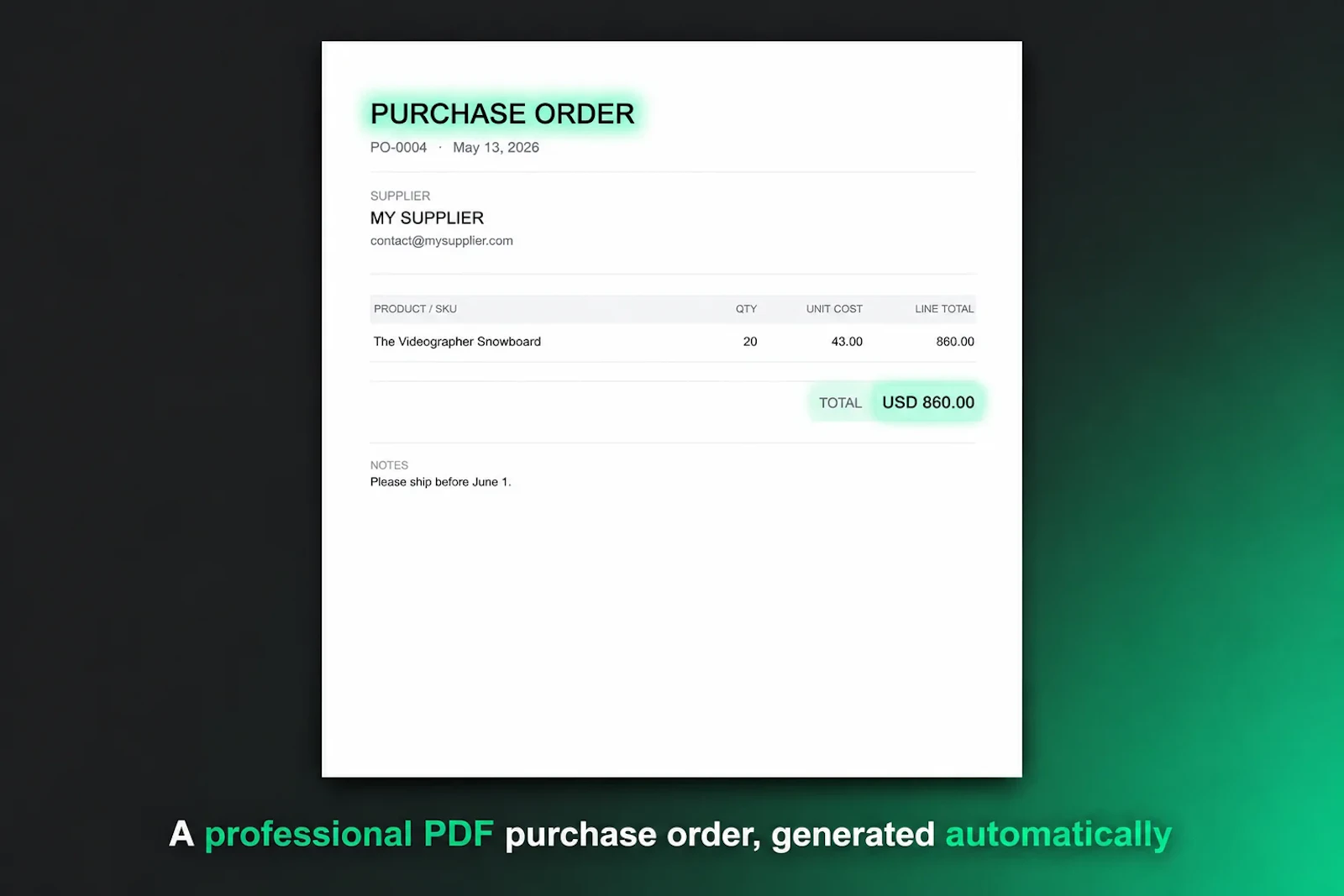 EZStock ‑ Inventory & Purchase Orders screenshot 5