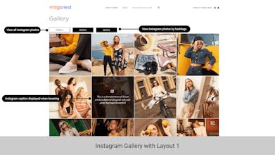 Magento Instagram Extension gallery image