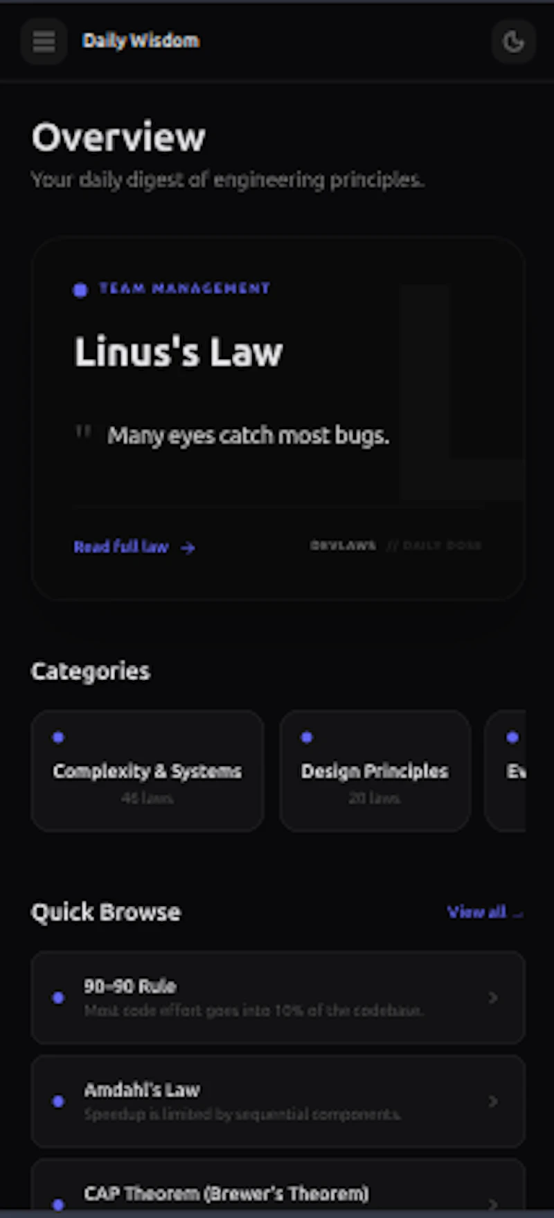 DevLaws screenshot 3