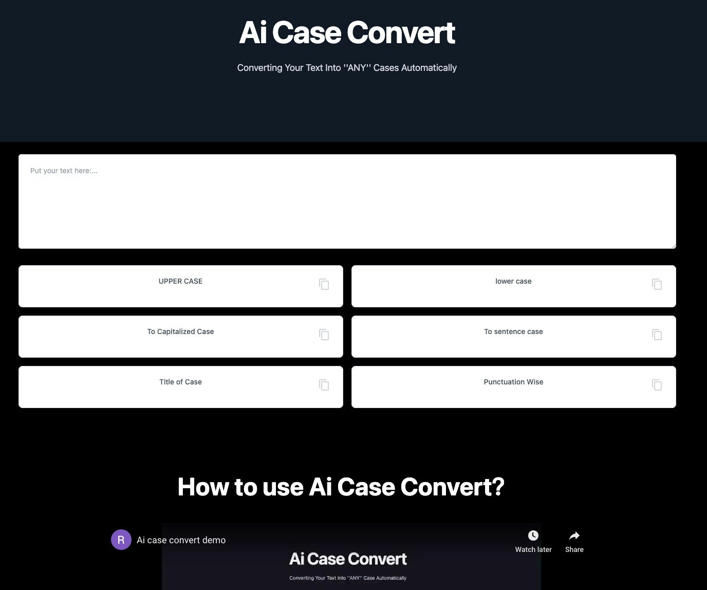Ai Cases convert