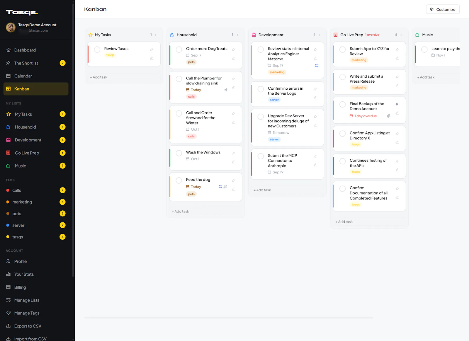 Tasqs screenshot 8