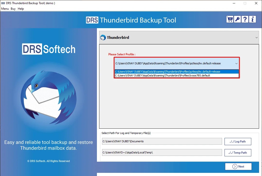 MigrateEmails Thunderbird備用工具 - 備份雷鳥電子郵件輕鬆備份15個格式的最佳工具 media 2